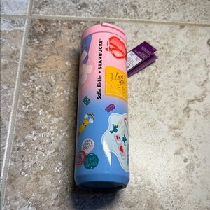 16oz vacuum insulated Starbucks Tumbler.Sofia Birkin gay pride collector NWT